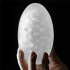 Мастурбатор яйце нереалістичний Giant Egg Masturbator білий, 13 см х 7 см (42934) – фото 2
