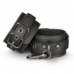 Наручники Easy Toys Faux Leather Handcuffs, черные