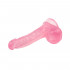 Фалоімітатор реалістичний на присоску, рожевий, 19.5 см х 4.3 см (42897) – фото 4