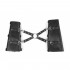 Манжети-наручники з натуральної шкіри, чорного кольору, 20-26 см (43718) – фото 5