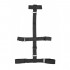 Бондаж для фиксации на шею, руки и щиколотки TABOO ремни на липучках, черного цвета (43712) – фото 3