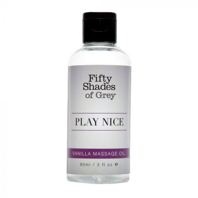 Масло для масажу Fifty Shades Of Grey Play Nice Vanilla Massage Oil, 90 мл (45358) – фото 1