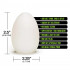 Мастурбатор яйце Happy Ending rinse And Repeat, біле, 6.3 см х 5.7 см (46058) – фото 2