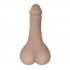 Мастурбатор-насадка на пенис Bigger Man бежевого цвета, 24 см х 5.2 см (44028) – фото 4