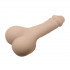 Мастурбатор-насадка на пеніс Bigger Man бежевого кольору, 24 см х 5.2 см (44028) – фото 2