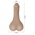 Мастурбатор-насадка на пенис Bigger Man бежевого цвета, 24 см х 5.2 см (44028) – фото 6