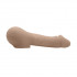 Мастурбатор-насадка на пеніс Bigger Man бежевого кольору, 24 см х 5.2 см (44028) – фото 3
