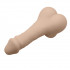 Мастурбатор-насадка на пенис Bigger Man бежевого цвета, 24 см х 5.2 см (44028) – фото 8
