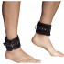 Поножи без цепей на ноги Zado из натуральной кожи, черного цвета (44033) – фото 2