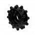 Эрекционное кольцо  Power Plus Cockring 2 черное, 1.6 см - 4.5 см (44038) – фото 3