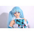 Реалистичная секс-кукла в аниме стиле с синими волосами, 158 см х 30 кг (43792) – фото 5