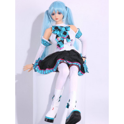 Реалістична секс-лялька в аніме стилі з синім волоссям, 158 см х 30 кг (43792) – фото 1