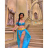 Костюм Принцессы Жасмин Leg Avenue Oasis Princess, голубой с золотым, 4 предмета, S (53183) – фото 3