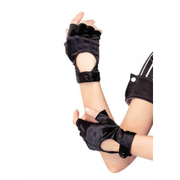Перчатки Leg Avenue Fingerless Motercycle Gloves черные, O/S – фото