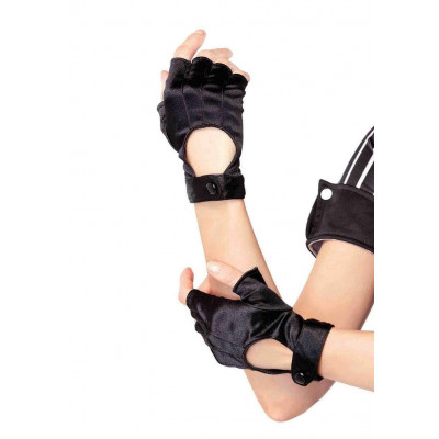Перчатки Leg Avenue Fingerless Motercycle Gloves черные, O/S (53145) – фото 1