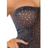 Платье со стразами Leg Avenue Rhinestone полупрозрачное, черное, O/S (53153) – фото 3