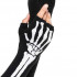 Рукавички без пальців Leg Avenue Skeleton Fingerless Gloves, чорні, O / S (53140) – фото 4