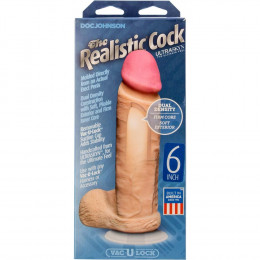 Фалоімітатор реалістичний кібершкіра the Realistic Cock-ULTRASKYN-6, 17.3 см