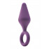 Анальная пробка, М, Dream Toys Flirts фиолетовая, 12.2 см х 3.4 см (45977) – фото 3