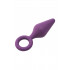 Анальная пробка, М, Dream Toys Flirts фиолетовая, 12.2 см х 3.4 см (45977) – фото 5
