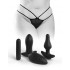 Набір для прелюдії Hookup Panties, XL-XXL, трусики та іграшки з вібропулею, 5 предметів, чорного кольору (52745) – фото 10