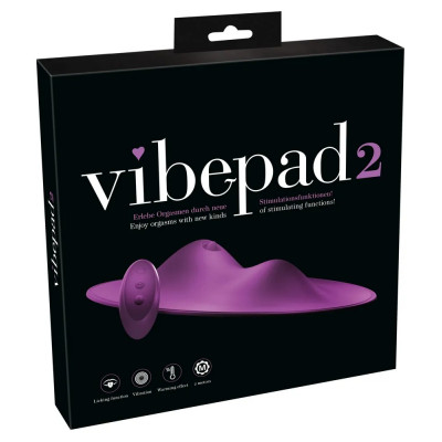 Вібратор накладка Vibepad 2 з підігрівом і пультом, фіолетовий (52771) – фото 1