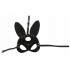 Маска зайчика Bad Kitty с заклёпками, черная (40569) – фото 2