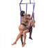 Секс-гойдалки Fuck Swing з регульованим сидінням і ременями, фіолетові (52574) – фото 5