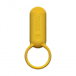 Эрекционное кольцо для члена Tenga SVR с вибрацией, желтое, 1.6 × 3.8 × 9 см