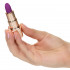 Вибратор в виде помады Bad Bitch Lipstick Vibrator, золотистый корпус с фиолетовой помадой, 7.5 см х 1.25 см (203852) – фото 4