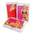 Комплект сексуального белья Obsessive Ivetta, кружевной, красный, размер S/M (54335) – фото 3