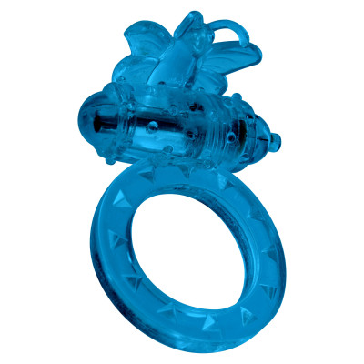 Ерекційне кільце з вібрацією Toy Joy, синє, 4.5 см (215826) – фото 1