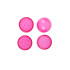 Мини-вибратор со сменными насадками Ultimate Massager Pink CHISA, 10 см х 2.5 см (215262) – фото 4