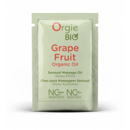 ПРОБНИК Органічне масажне масло з ароматом грейпфрута Orgie BIO