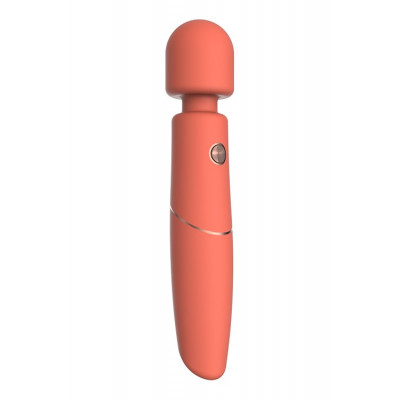 Вібромасажер-мікрофон, силіконовий, помаранчевий (39917) – фото 1