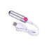 Вібропуля-Strong Bullet Vibrator, срібно-рожева (206739) – фото 4