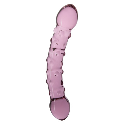 Фаллоимитатор стеклянный, розовый, 20.5см х 2.6 см (41021) – фото 1