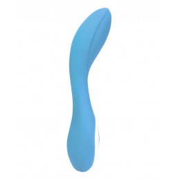 Вибратор мультискоростной Wonderlust для точки G, голубой, 19.5 см х 3.5 см