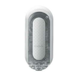 Мастурбатор нереалистичный Tenga Flip Zero, в колбе, белый, 18 х 7 см – фото