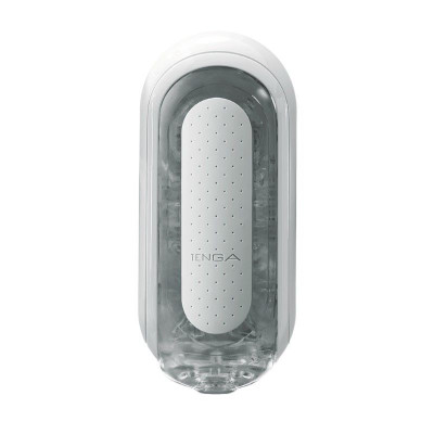Мастурбатор нереалістичний Tenga Flip Zero, в колбі, білий, 18 х 7 см (53508) – фото 1