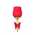 Вакуумный стимулятор клитора с вибрацией в виде розы Rose Flirting, красный, 14.5 х 5.5 см (53917) – фото 9