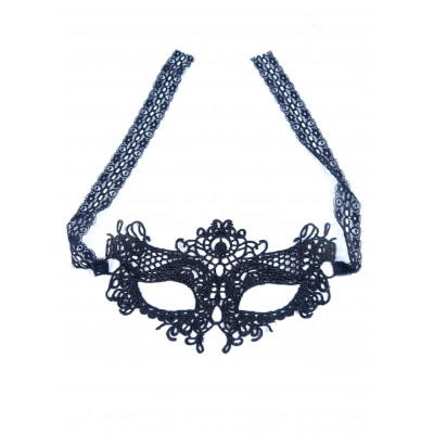 Венеціанська маска, чорна (54004) – фото 1