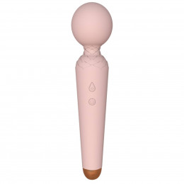 Вибромассажер микрофон, розовый, 19.5 х 4 см