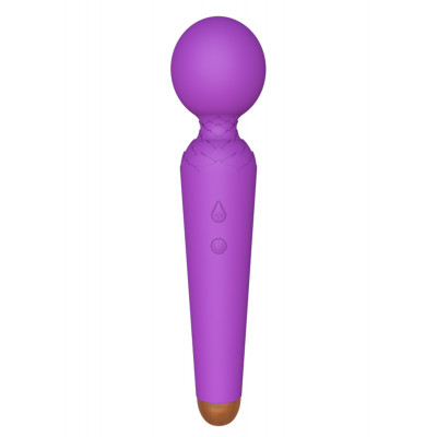 Вібромасажер мікрофон, фіолетовий, 19.5 х 4 см (53908) – фото 1