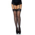 Чулки с кружевом One Size Alix Sheer Thigh High Stockings  от Leg Avenue, черные (53051) – фото 2