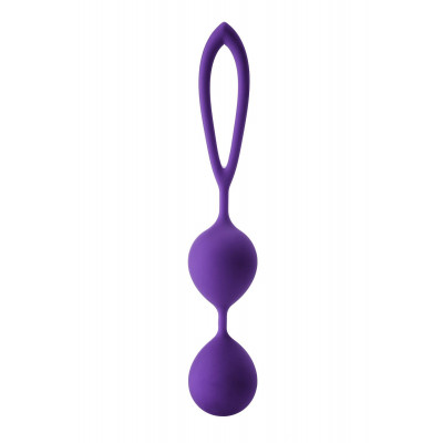 Вагінальні кульки Dream Toys Flirts, фіолетові, 78 г (53359) – фото 1