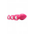 Набор анальных пробок с кристаллами Dream Toys Flirts, розовые (53340) – фото 5