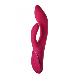 Вибратор-кролик с функцией колебаний Sparkling Julia от Dream Toys, розовый, 21 х 4 см – фото