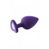 Набір анальних пробок з кристалами Dream Toys Flirts, фіолетові (53341) – фото 3