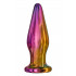 Анальна пробка з вібрацією Glamour Glass від Dream Toys, зі скла, різнобарвна, 12.5 х 2.6 см (53349) – фото 6